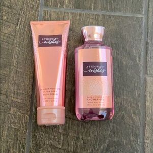 Bath and body works body cream and shower gel